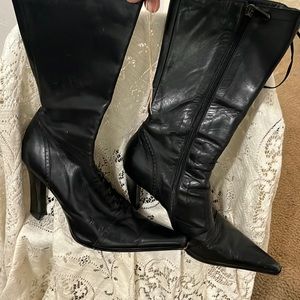 Black Leather Witchy Boots!!!